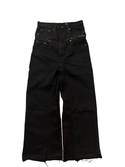 "Layered BlackOut" Denim